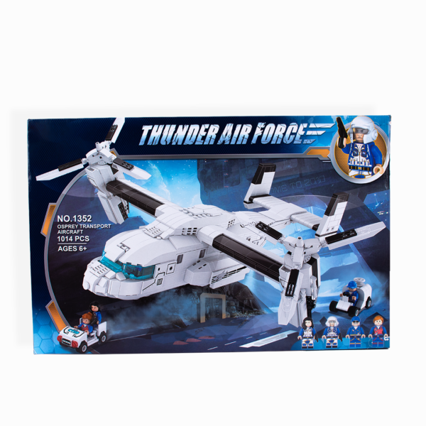 ARMATODO HELICOPTERO TIPO LEGO 1014 PCS CAJA THUND - Imagen 2
