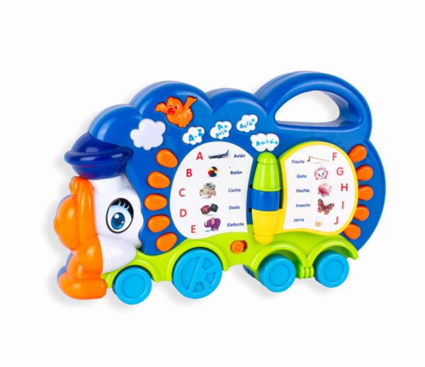 TREN DIDACTICO PILAS LUZ Y SONIDO TALKING ALPH