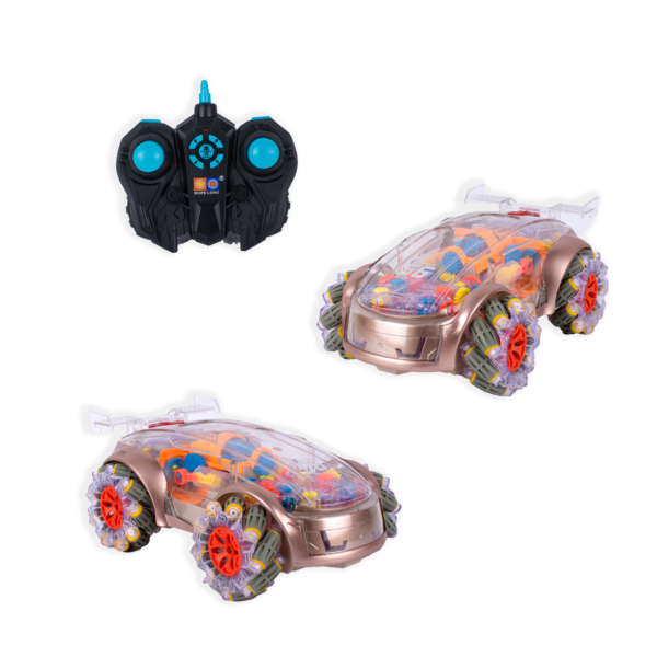 CARRO TRANSPARENTE C/R RECARG USB CAJA DASHER