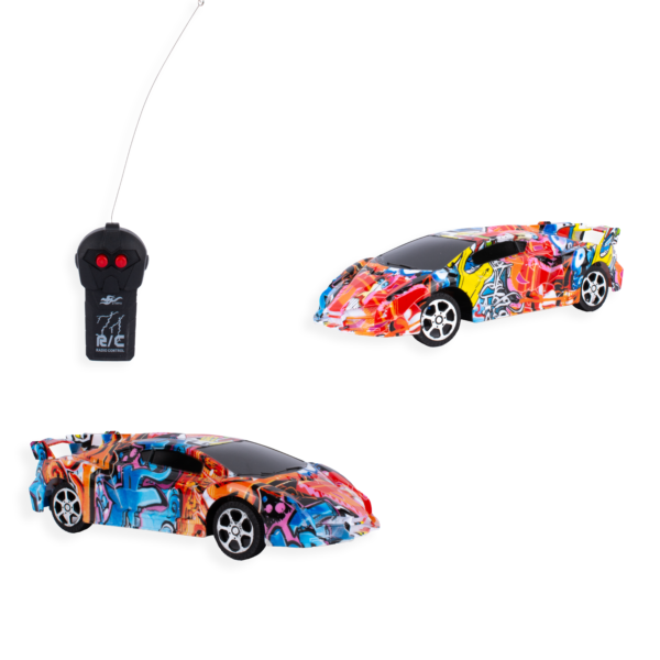 CARRO GRAFITI C/R PILAS CAJA SUPER SPEED - Imagen 2