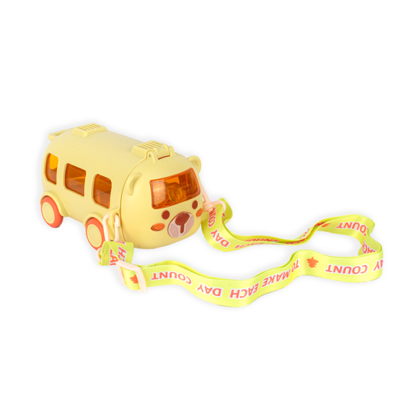 TERMO 500ML PLASTICO CARRITO CON COLGADERA CAJA