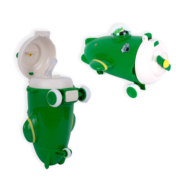 TERMO 550ML PLASTICO AVION CON COLGADERA CAJA - Imagen 8