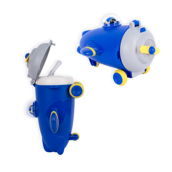 TERMO 550ML PLASTICO AVION CON COLGADERA CAJA - Imagen 6