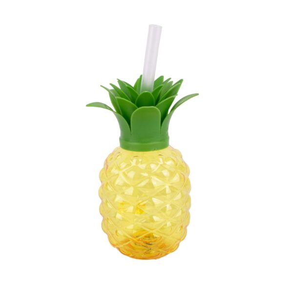 VASO PITILLO CON LUZ FORMA DE PIÑA