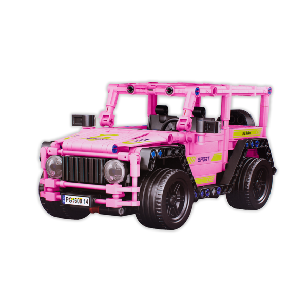 ARMATODO TIPO LEGO CARRO NIÑA X485PCS CAJA COME AL