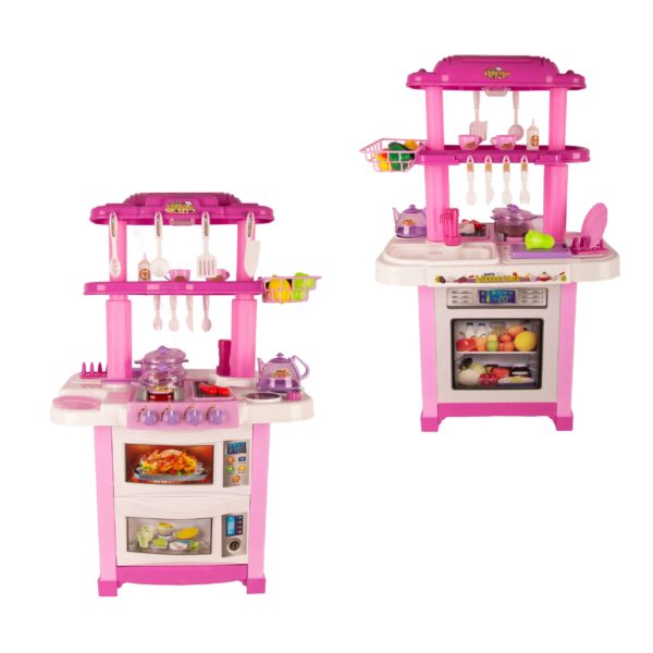 COCINA GRANDE CON AGUA PILAS/LUZ/SONIDO CAJA HAPPY - Imagen 2
