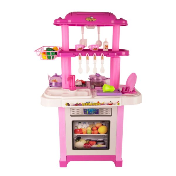 COCINA GRANDE CON AGUA PILAS/LUZ/SONIDO CAJA HAPPY
