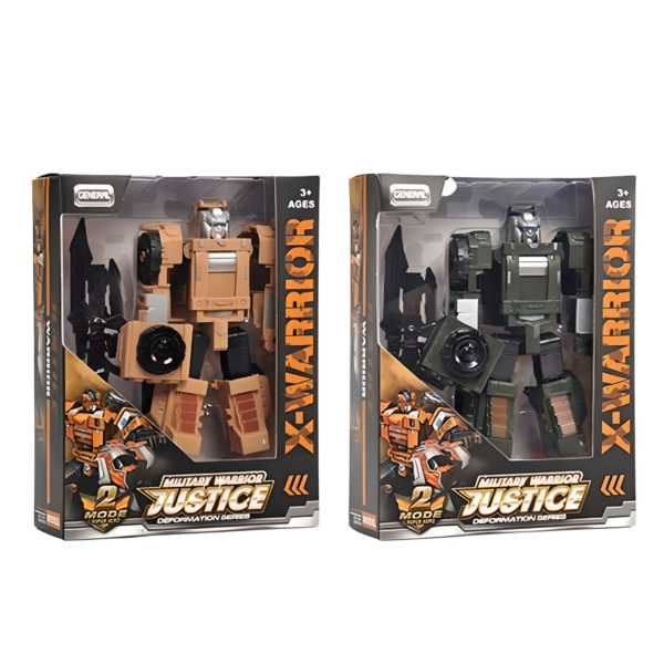 ROBOT TRANSFORMABLE ENCARTONADO JUSTICE - Imagen 3