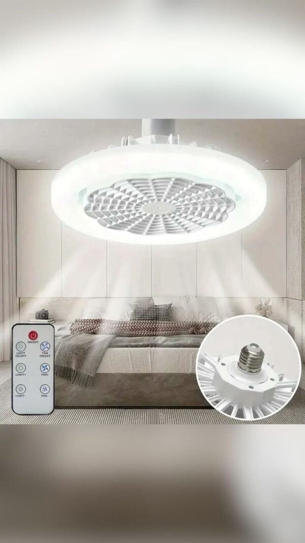 LAMPARA VENTILADOR DE TECHO CAJA