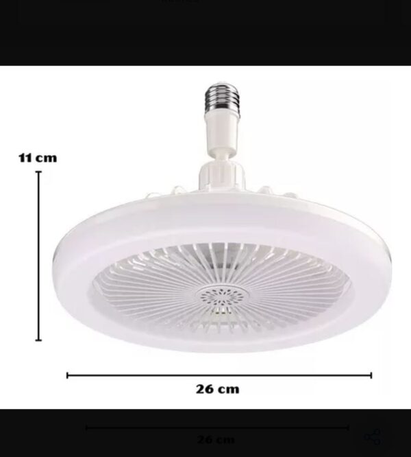 LAMPARA VENTILADOR DE TECHO CAJA - Imagen 2